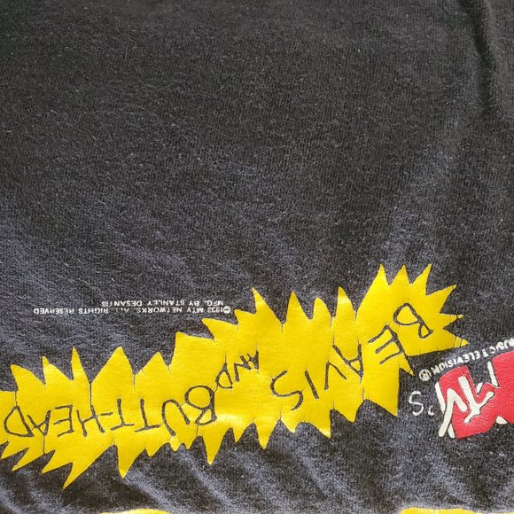 VINTAGE, XL, Mens, Beavis & Butthead Insect Court Short sleeve Tee, MTV, 1993 - Picture 8 of 9